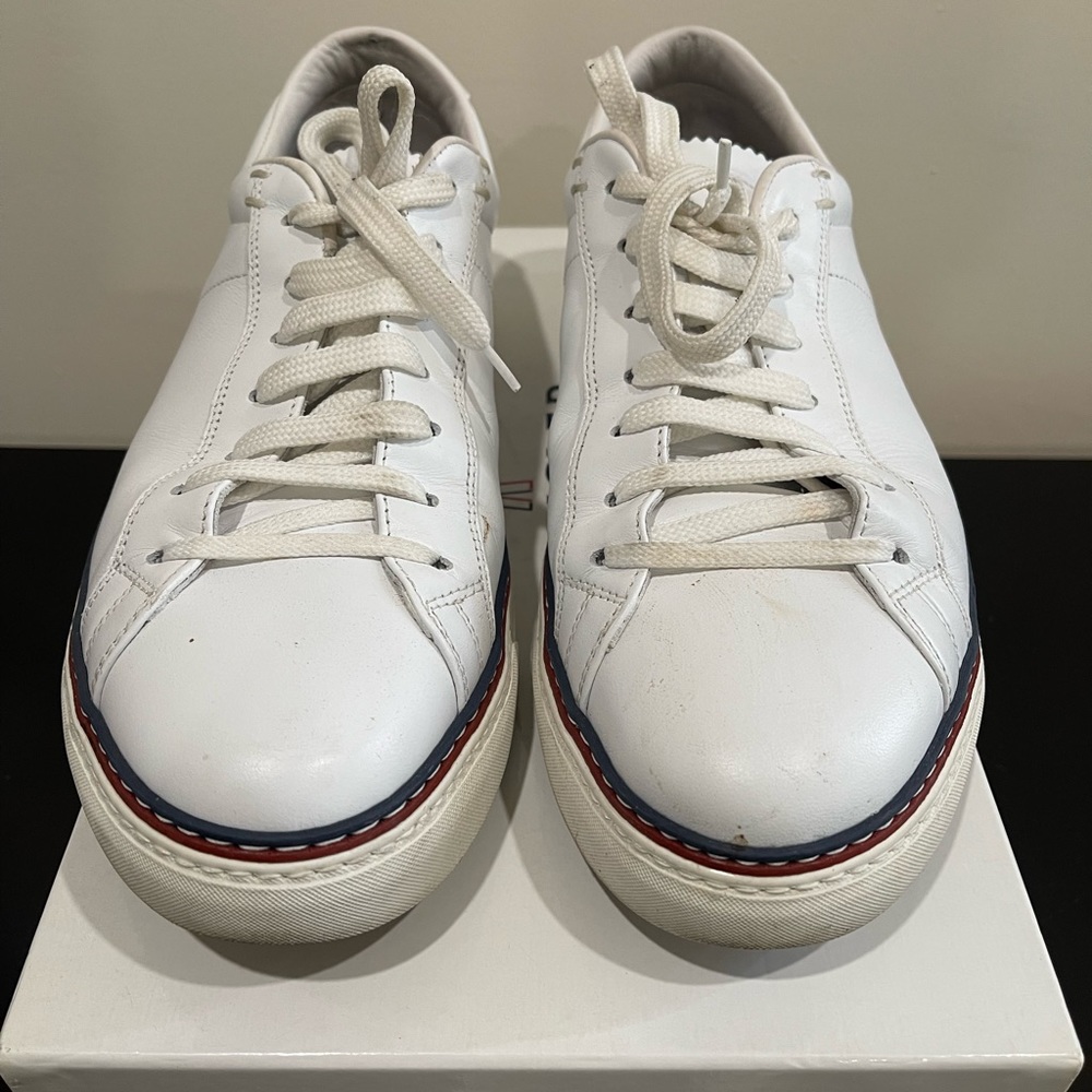 Moncler men’s classic white sneakers